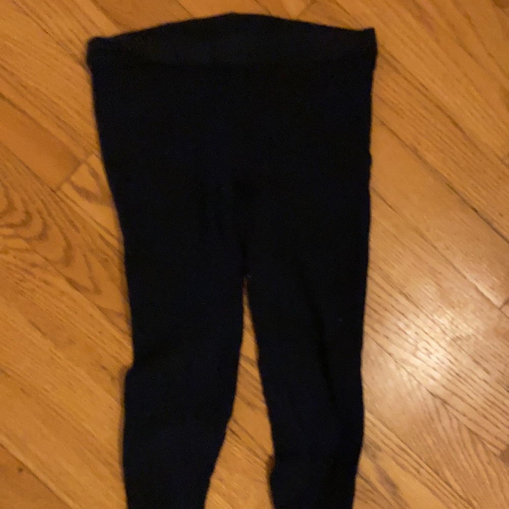 Leggings with cute pattern. I Love H81 XS. Navy blue. Elastic waist. NWOT